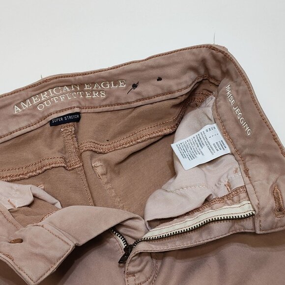 American Eagle Outfitters Super Stretch Hi-Rise Jeggings US Size 4 Cotton Blend - Picture 5 of 7
